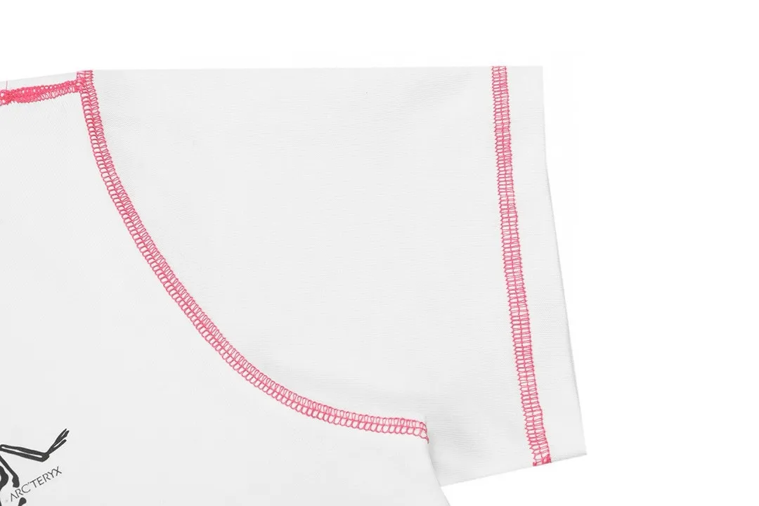 ARC TERYX 2025New Arrival logo Same Style t 100％ 32 ：White Size：XS S M L